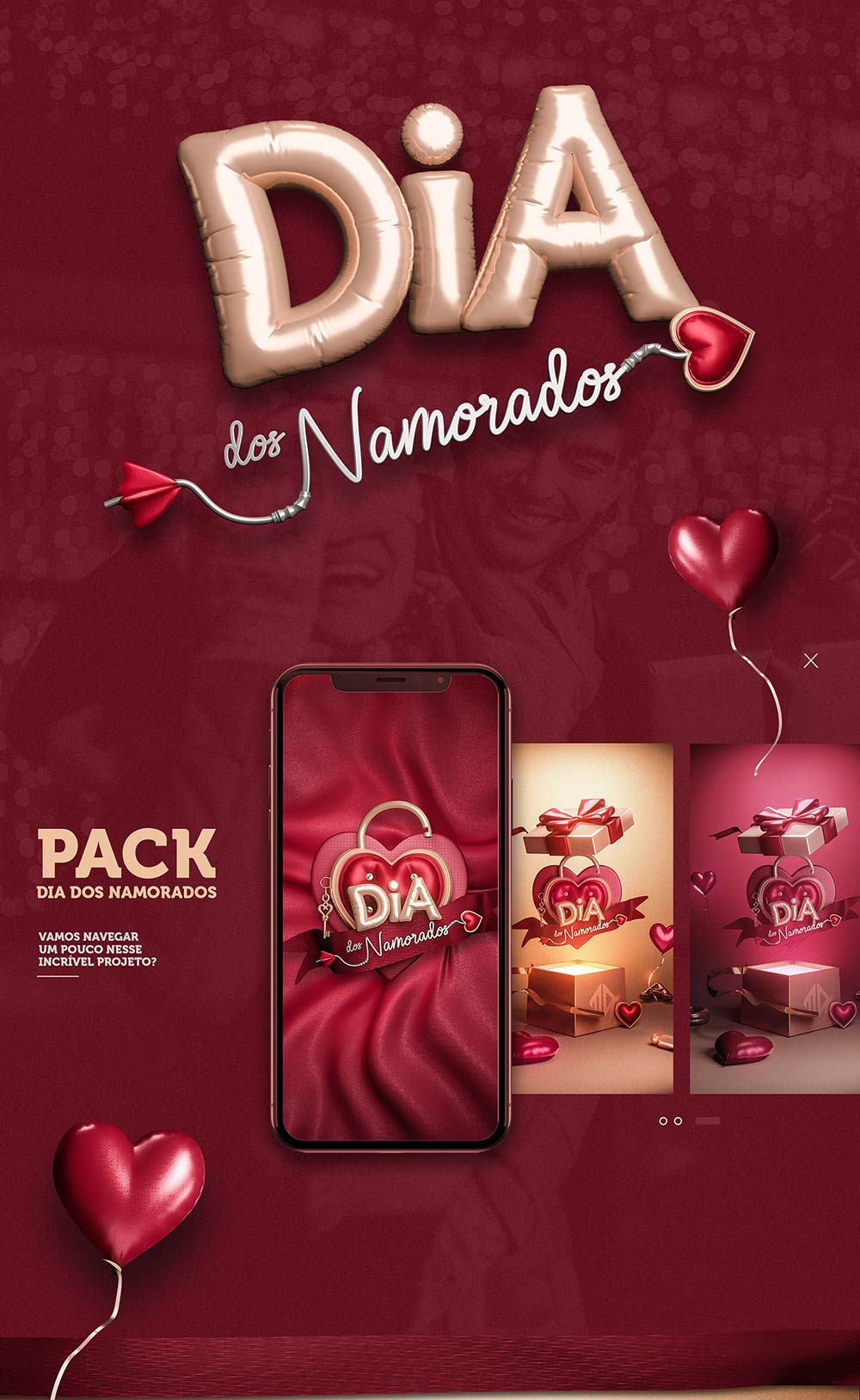 dia dos namorados png gratis